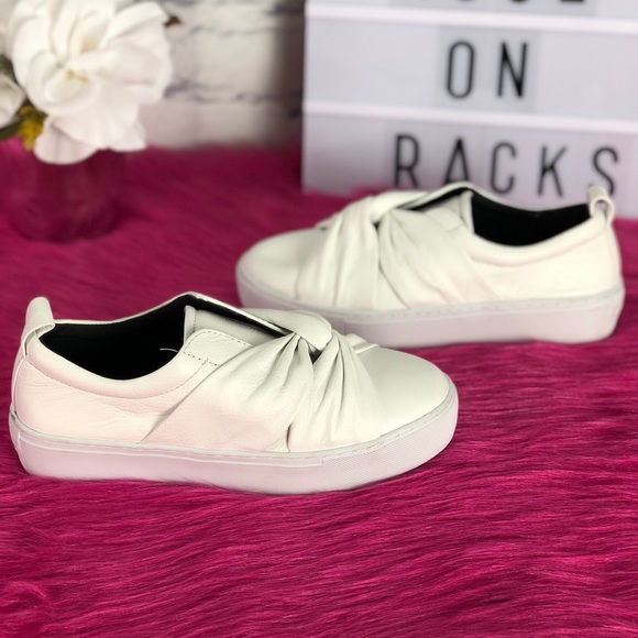 Rebecca Minkoff Nicole Knot White Sneaker - Picture 6 of 8